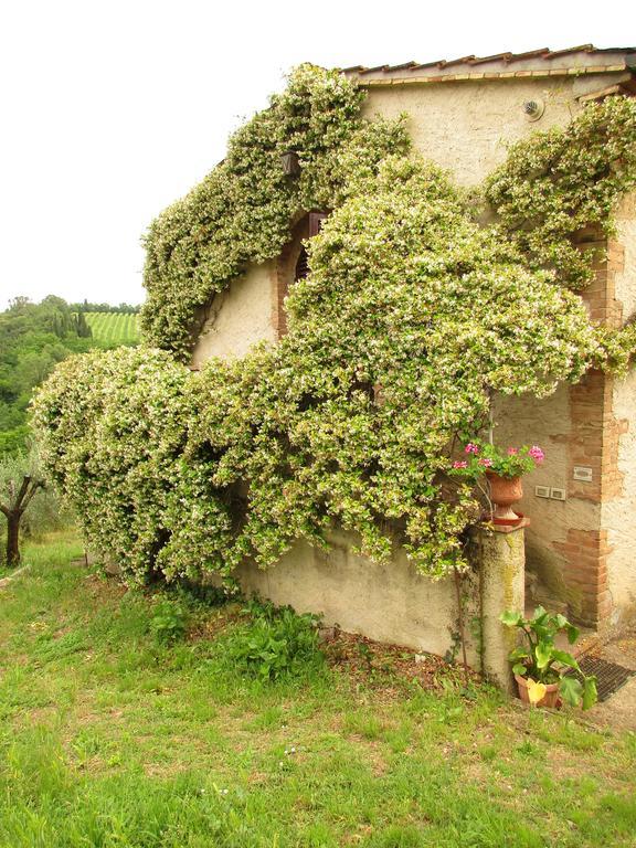 Вілла Agriturismo Podere Cappella Сан-Джиміньяно Екстер'єр фото